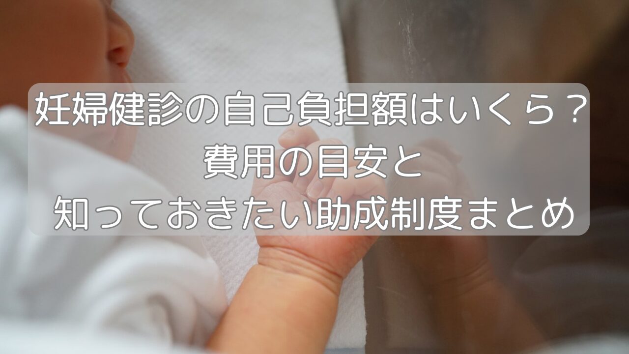 【実体験】妊婦健診の自己負担額はいくら？費用の目安と知っておきたい助成制度まとめ