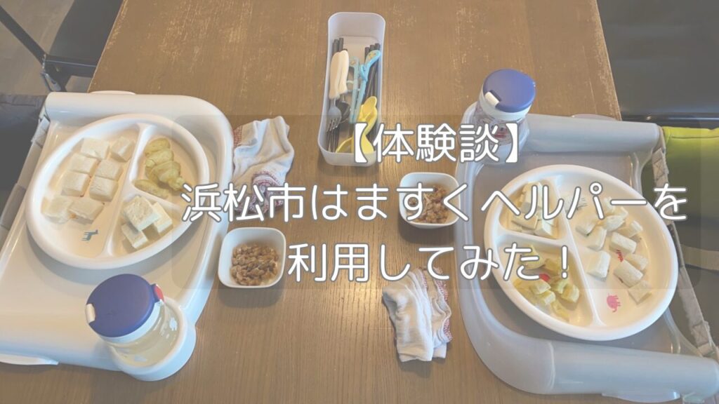【体験談】浜松市はますくヘルパーを利用してみた！